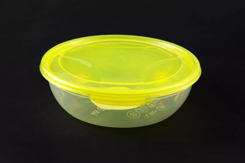 Снимка на Пластмасова кутия за храна с капак - 0.6л