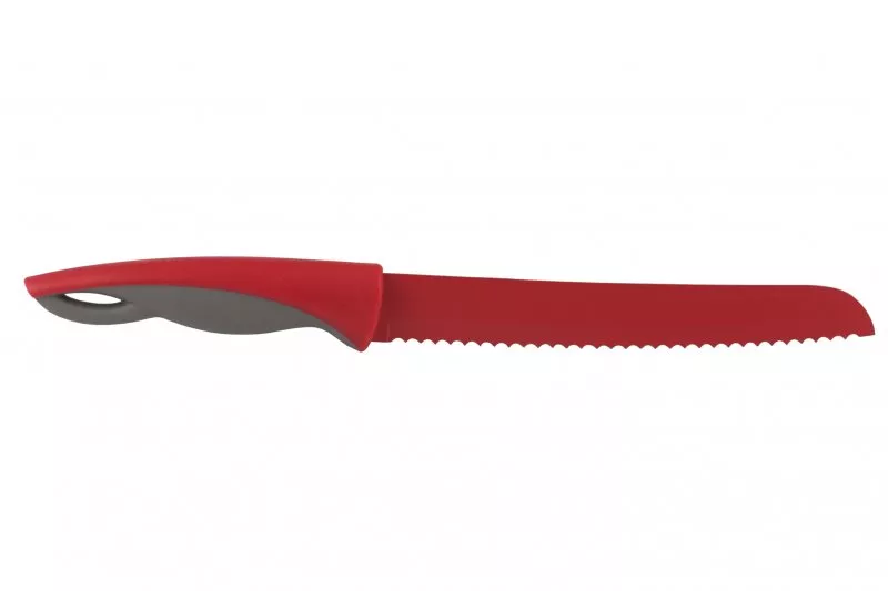 Снимка на Цветен нож за хляб с протектор