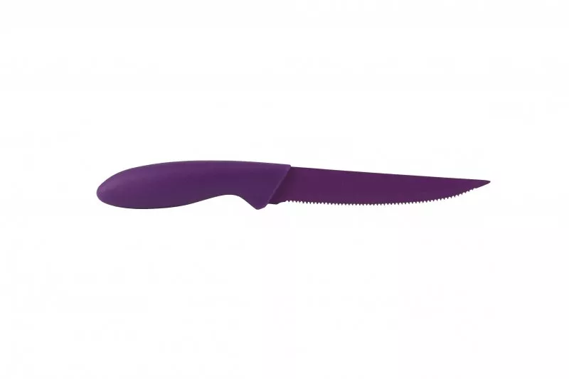 Снимка на Цветен кухненски нож с назъбено острие 5“