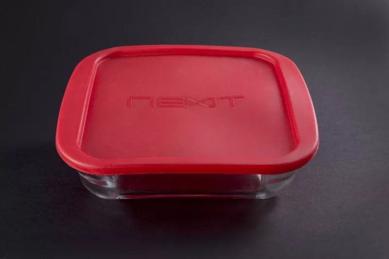 Снимка на Стъклена кутия за съхранение на храна с капак