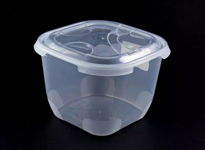 Снимка на Голяма кутия с капак за съхранение на храна 3л