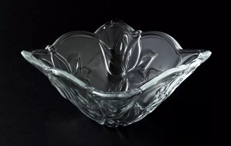 Снимка на Красива стъклена захарница Лилиум