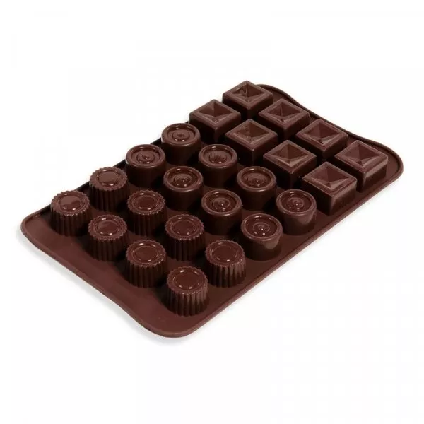 Снимка на Силиконова форма за вкусни бонбони - с 20 гнезда