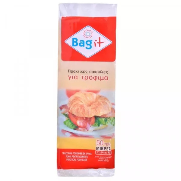Снимка на Малки торбички за храна - прозрачни - 50 бр.