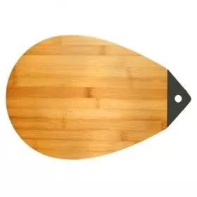 Снимка на Дървена дъска за рязане със силиконова дръжка - 37см