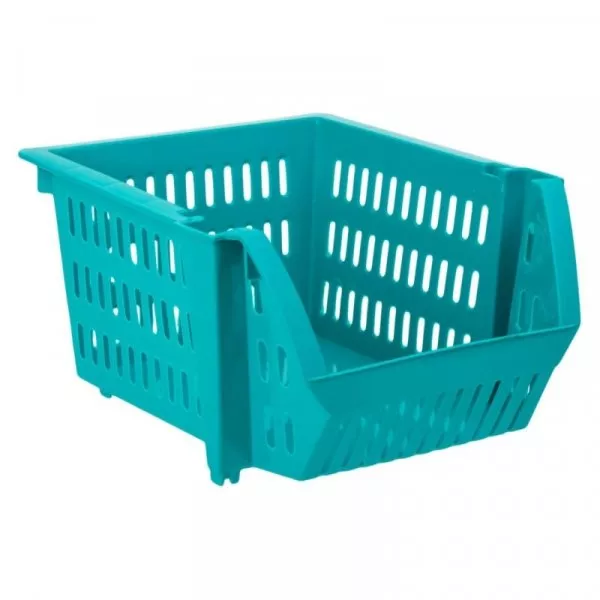 Снимка на Пластмасова кошница за съхранение - синя
