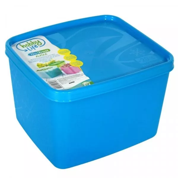 Снимка на Пластмасова кутия с капак за съхраняване и замразяване NoFrost