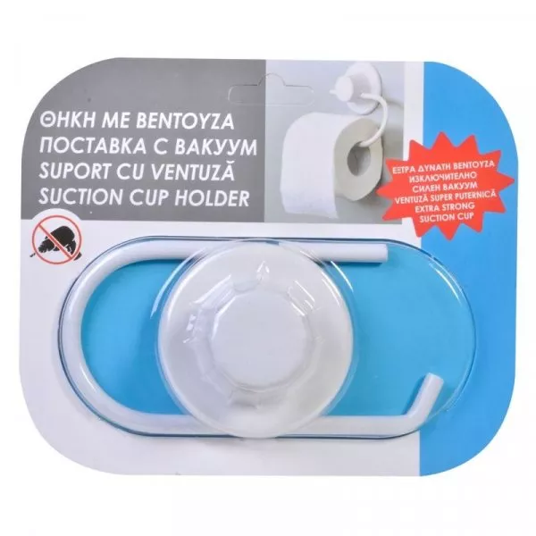 Снимка на Поставка за тоалетна хартия - закачаща се с вакуум