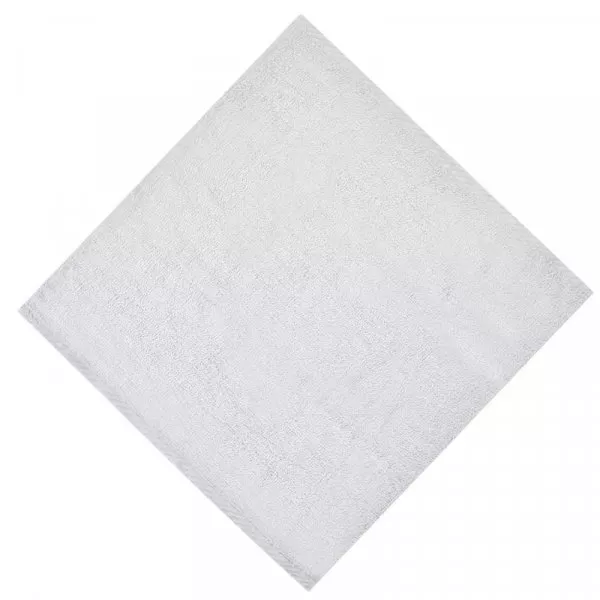 Снимка на Памучна хавлиена кърпа за ръце - бяла - 29 х 48 см