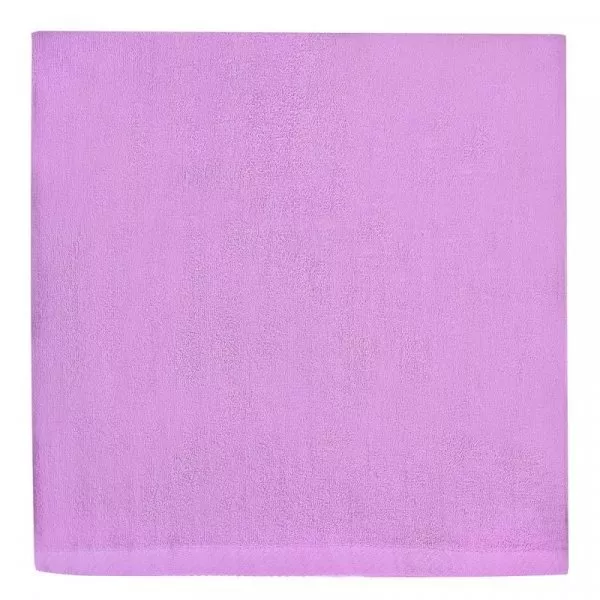 Снимка на Памучна хавлиена кърпа за лице - лилава - 44 х 78 см