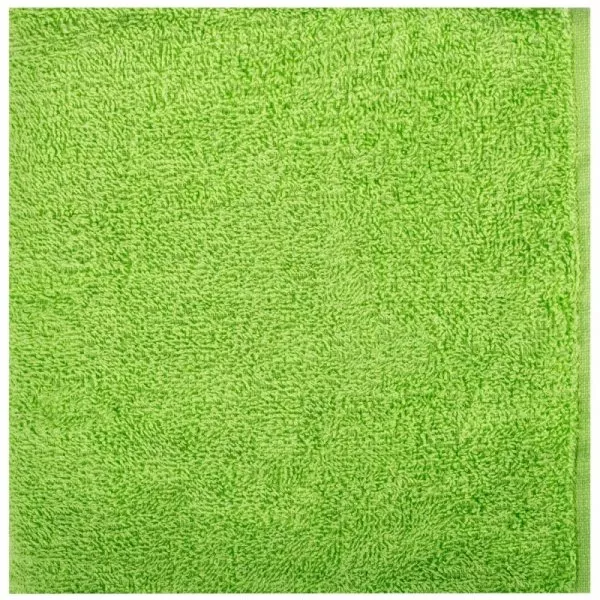 Снимка на Памучна хавлиена кърпа за лице - зелена - 44 х 78 см
