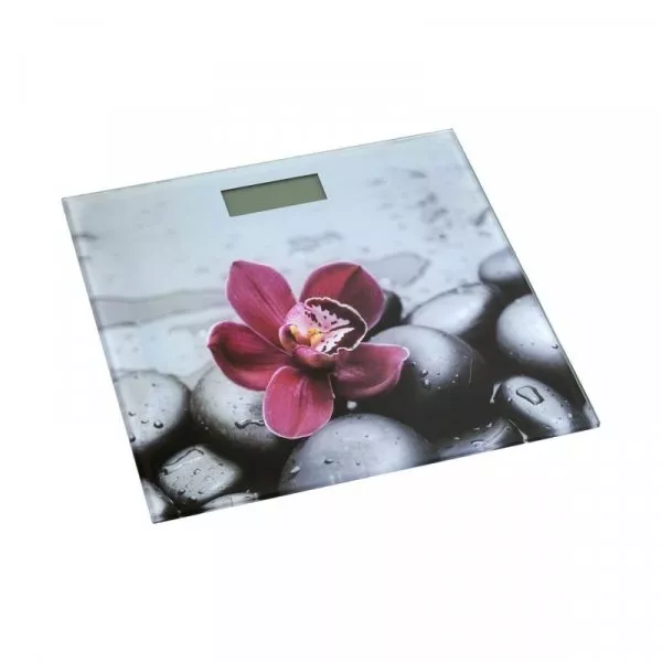 Снимка на Електронен кантар с LCD дисплей - орхидея