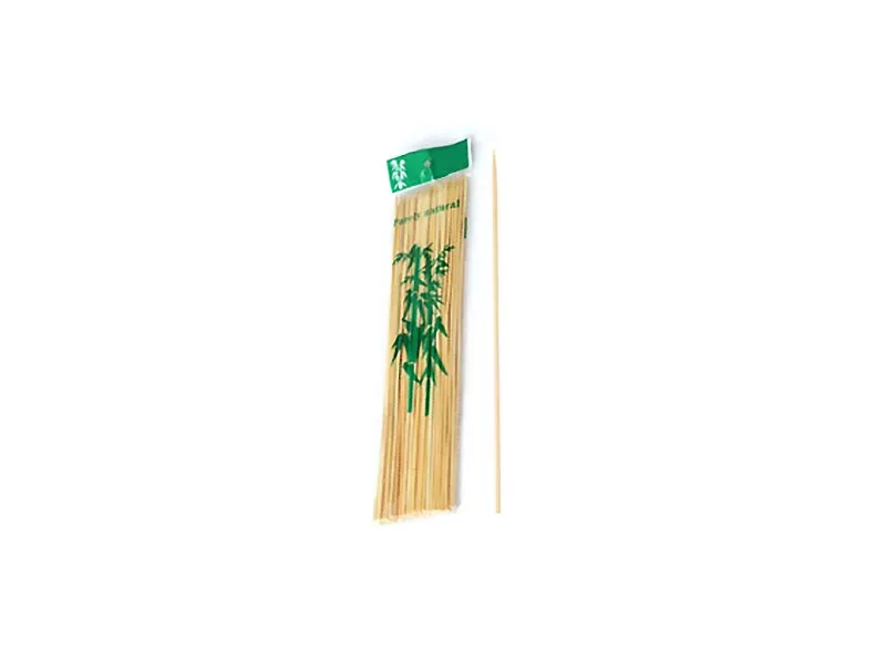Снимка на Комплект от 100 дълги бамбукови шишчета - 29 см
