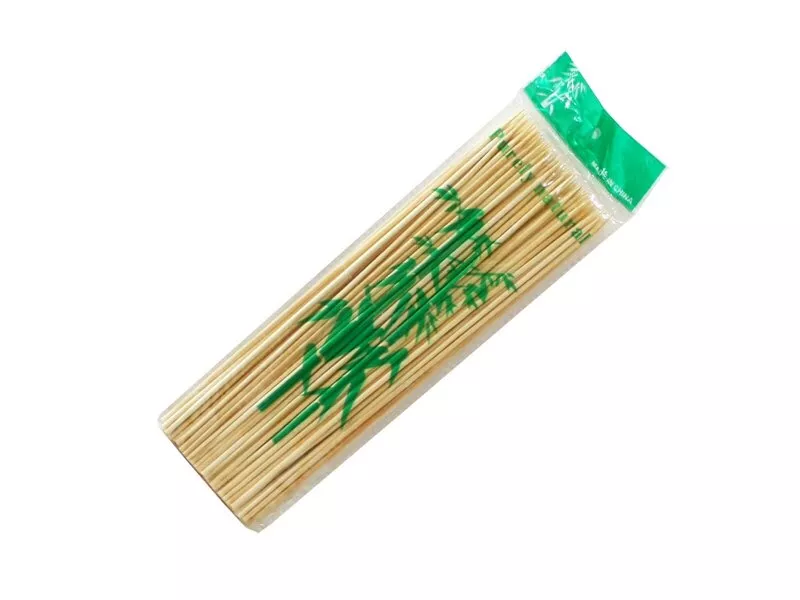Снимка на Дървени шишчета от бамбук 90 броя по 25 см