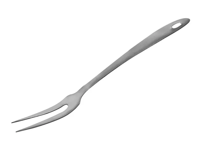 Снимка на Стилна метална двурога вилица за меса