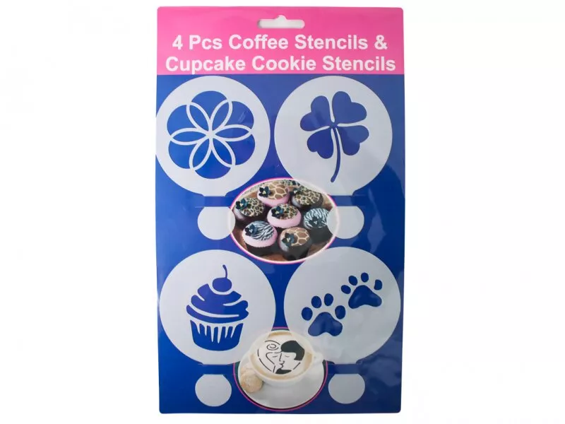 Снимка на Комплект шаблони за декориране на кафе и сладкиши