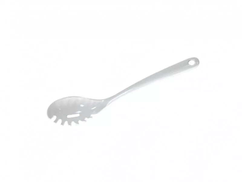Снимка на Бяла лъжица за спагети - 28 см