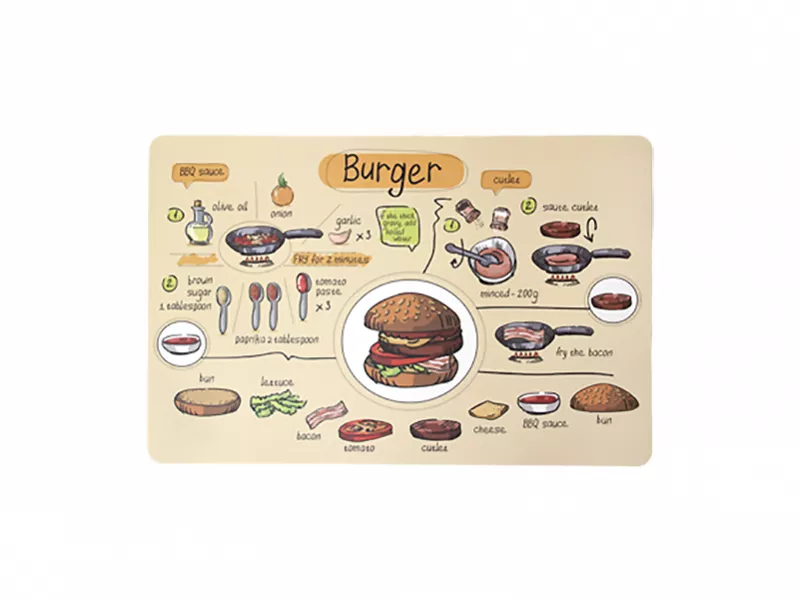 Снимка на Подложка за хранене Бургер