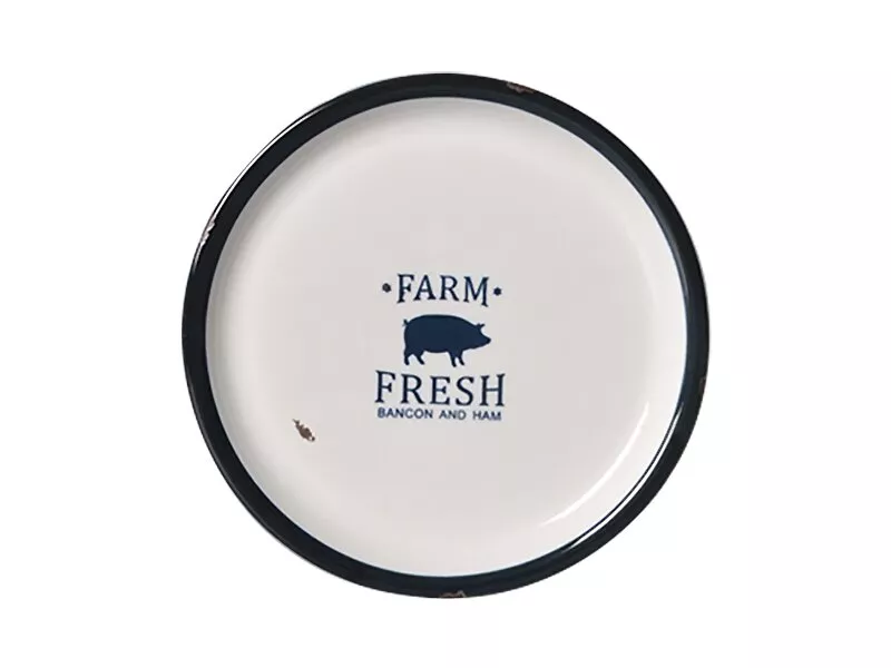 Снимка на Порцеланова чиния в провансалски стил - 22 см