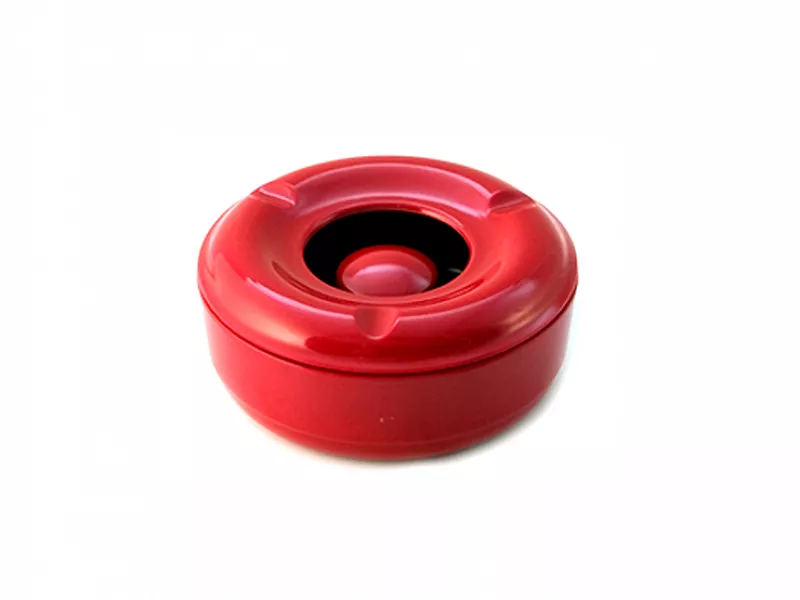 Снимка на Ветроустойчив червен пепелник от меламин