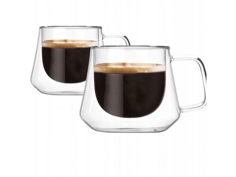 Снимка на Двустенни термо чаши за кафе - 2 броя по 200 мл