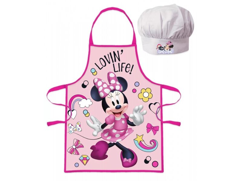 Снимка на Престилка с шапка за готвене на Minnie Mouse