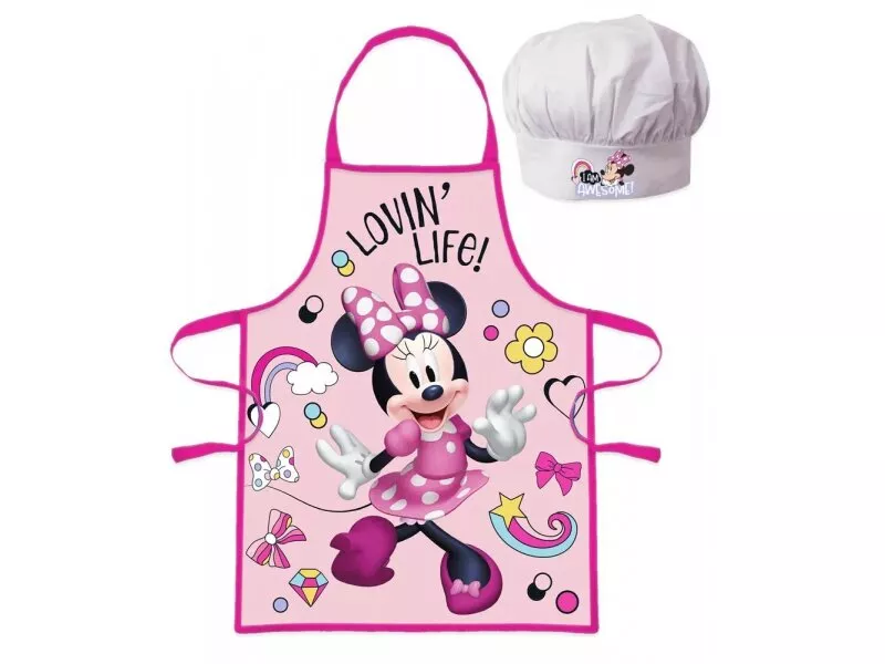 Снимка на Престилка с шапка за готвене на Minnie Mouse