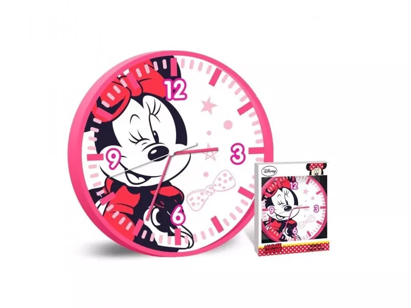 Снимка на Детски стенен часовник на Minnie Mouse, 25 см.