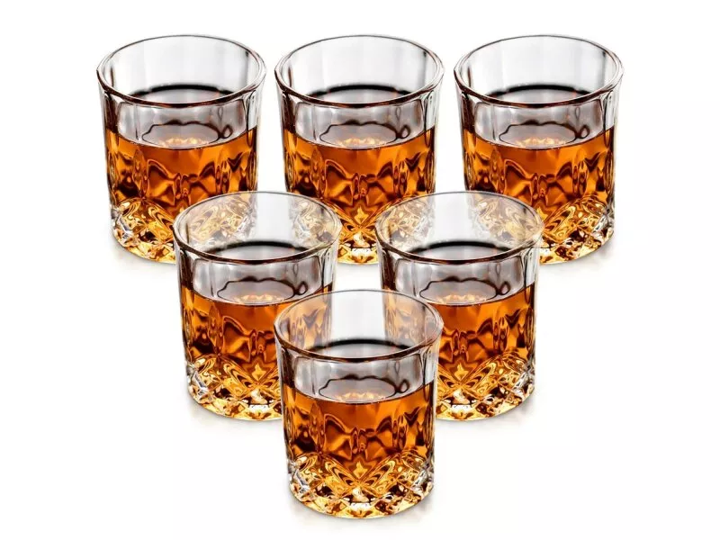 Снимка на Луксозен комплект чаши за уиски - 6 бр