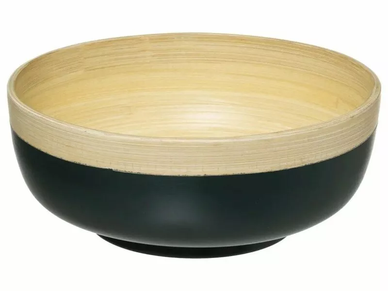 Снимка на Малка бамбукова купа за салата и снакс - 20 см