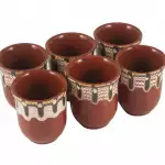 Снимка 1 на Комплект 6 керамични чаши за ракия - аксесоар за мераклии