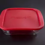 Стъклена кутия за съхранение на храна с капак