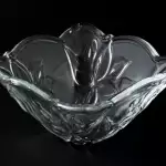 Снимка 1 на Красива стъклена захарница Лилиум