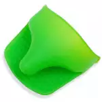 Снимка на Силиконова ръкохватка за горещи съдове с цвят Зелен
