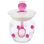 Снимка на Стъклен буркан за сладко - с лъжица с цвят 