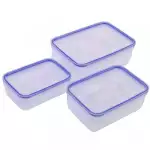 Комплект кутии за храна с капак - 3 различни размера