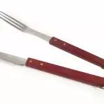 Снимка 1 на Комплект вилица и нож за скара
