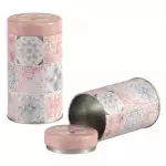Снимка на Метална кутия за съхранение на подправки и кафе с цвят Розов
