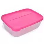 Снимка на Комплект кутии за месо, риба и салата - 2 л - 3 бр. с цвят Розов