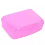 Снимка на Пластмасова кутия за съхранение на храна - 1.35 л с цвят Розов