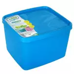 Снимка на Пластмасова кутия с капак за съхраняване и замразяване NoFrost с цвят Син