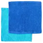 Комплект хавлиени кърпи за ръце - сини - 28 х 28 см. - 2 бр.