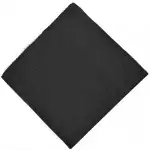 Памучна хвлиена кърпа за ръце - черна - 29 х 48 см