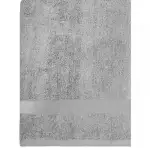 Памучна хавлиена кърпа за баня - сива - 70 х 140 см