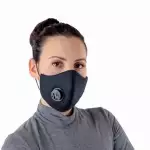 Снимка 2 на Защитна трислойна маска с клапан и антибактериален слой