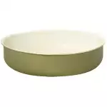 Снимка на Кръгла тава с керамично покритие за питки - 32 см с цвят Зелен