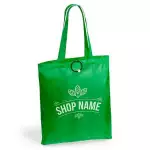 Снимка на Сгъваема торба за пазаруване с цвят Зелен