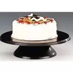 Снимка на Въртяща се поставка за торта и сладкиши - 30 см с цвят Черен