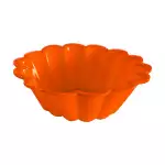 Силиконова форма за кекс Маргаритка - оранжев