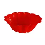Снимка на Силиконова форма за кекс Маргаритка с цвят Червен